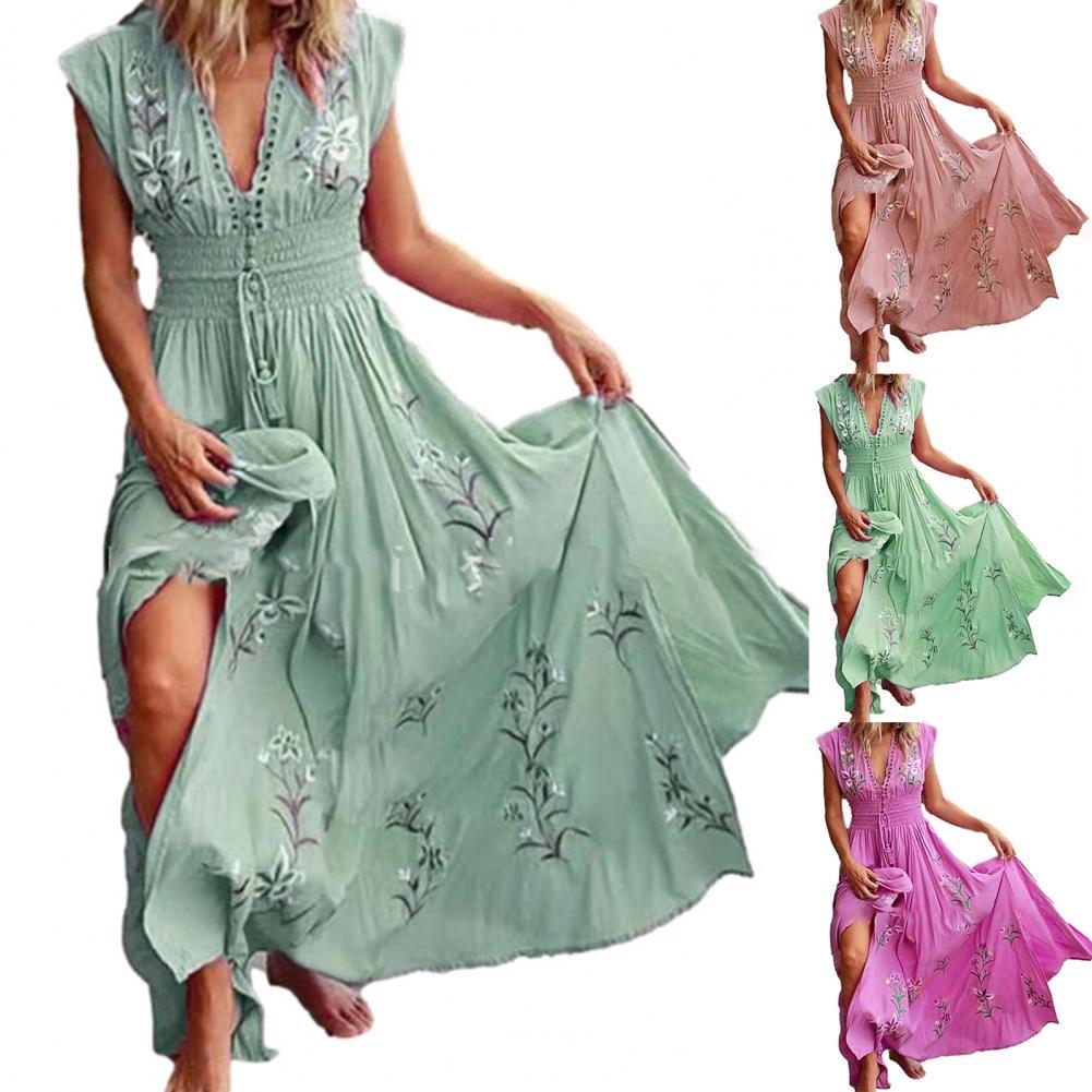Bohemian Victorian Print High Waist Skirt | Summer Fairy Skirt for Women