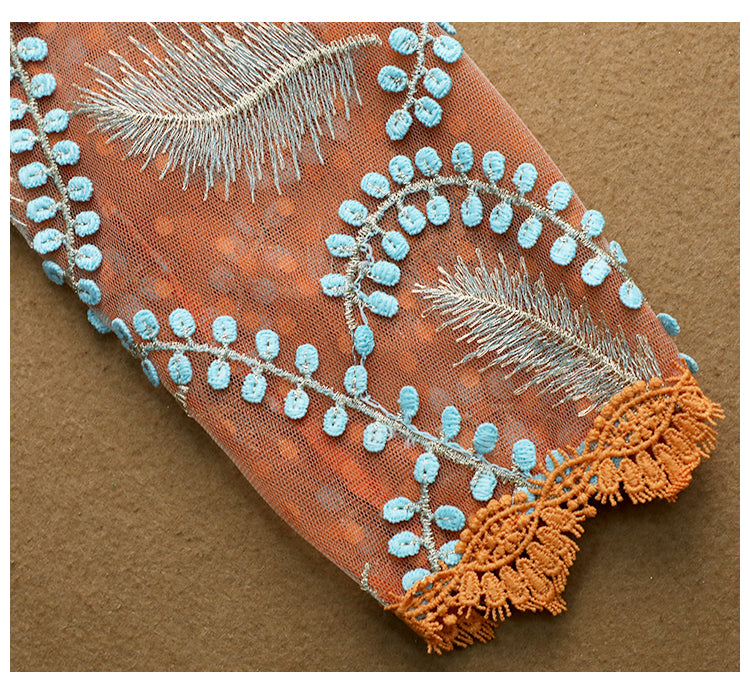 Parisian Elegance Women's French Bohemian Dress