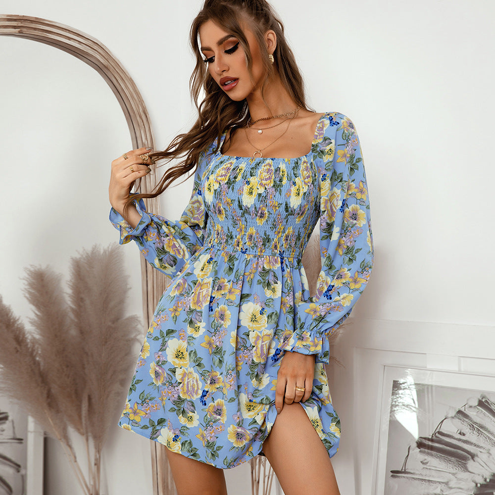Petal Sleeve French Fashion Bohemian Pullover Dress