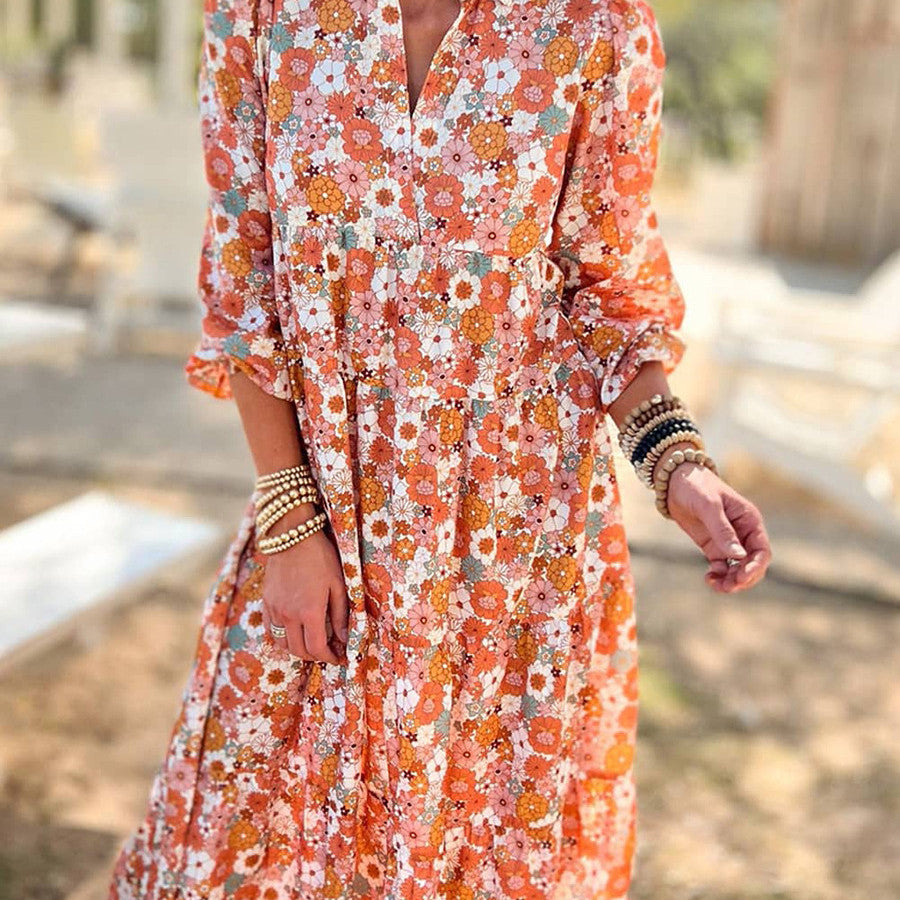 Boho Chic Women's Pullover Dress