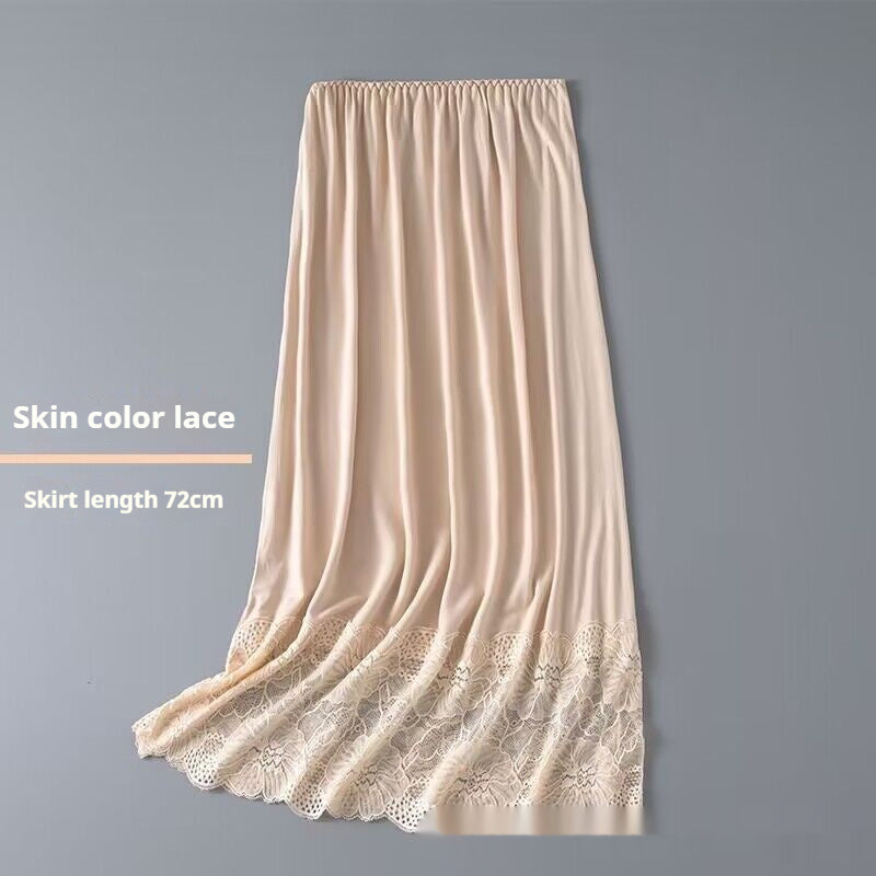 Women's Lace Anti-Exposure Safety Skirt – Modal Slip Underskirt