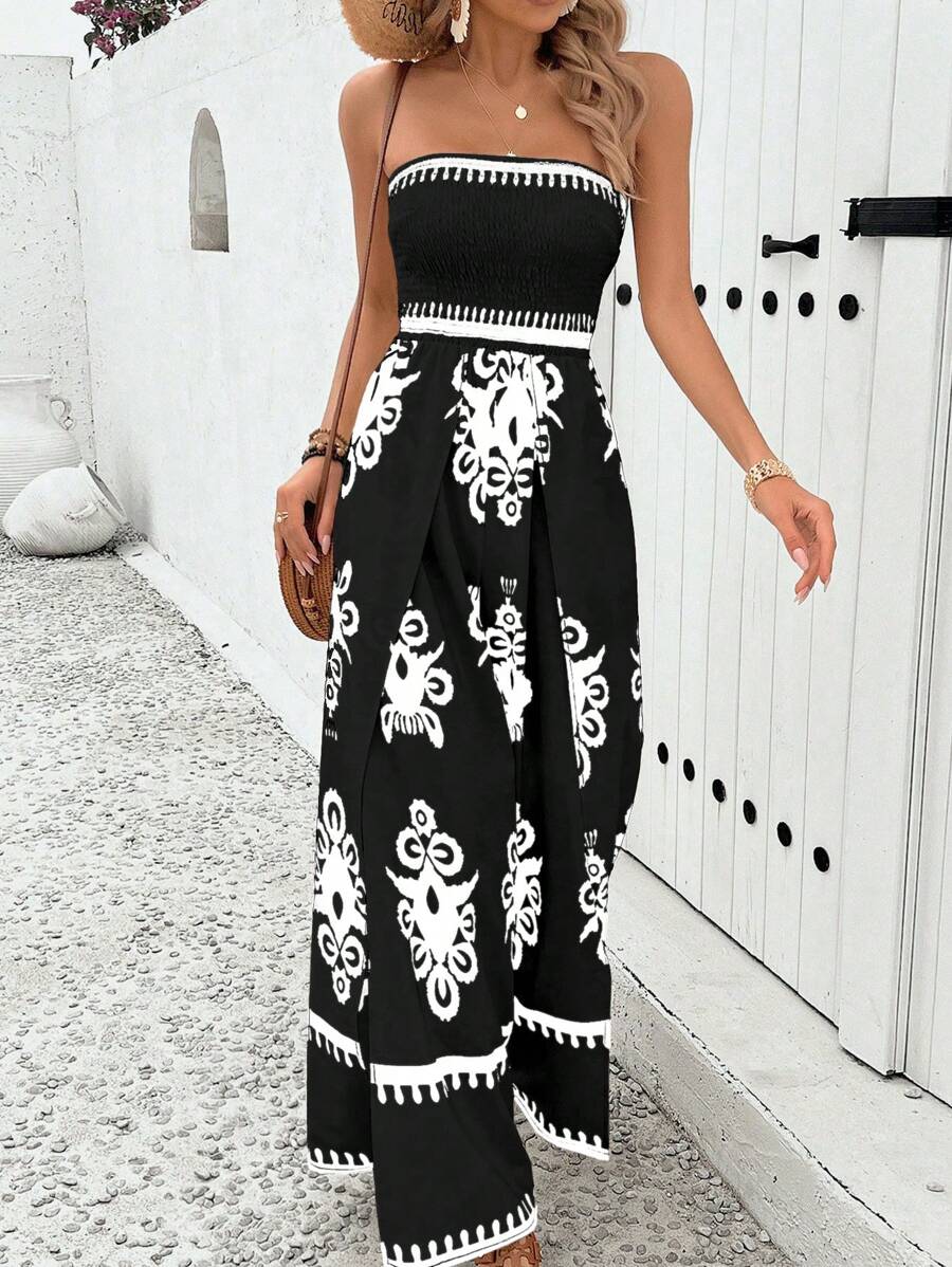 Sleeveless Palace Style Maxi Dress – Slim Fit Waist-Cinching Work Dress