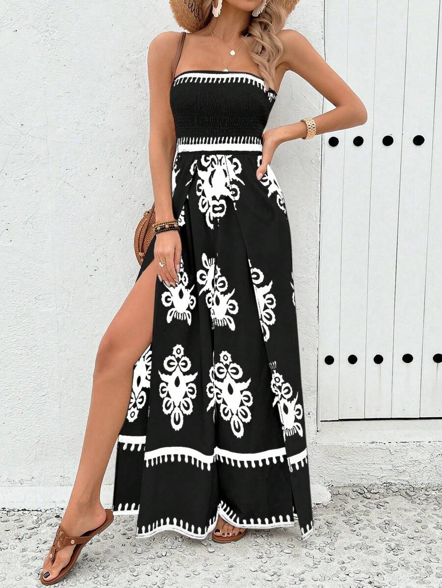 Sleeveless Palace Style Maxi Dress – Slim Fit Waist-Cinching Work Dress