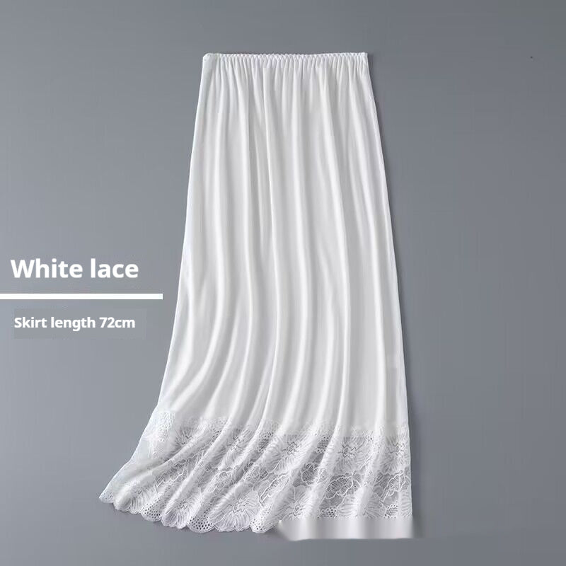 Women's Lace Anti-Exposure Safety Skirt – Modal Slip Underskirt